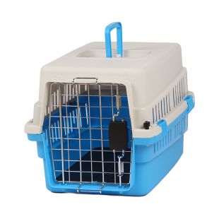 KANING Pet transport box 50x34x32 cm, light blue