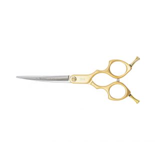 TAURO PRO LINE cutting scissors, for the right-handed 15cm, curved, stainless steel, gold colour