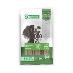 NATURE'S PROTECTION complementary feed - snacks for adult dogs of all breeds with poultry 160 g x 6