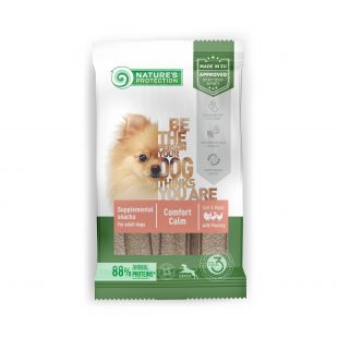 NATURE'S PROTECTION complementary feed – snacks for adult dogs of all breeds with poultry 160 g x 6