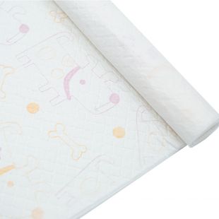 MISOKO&CO dogs disposable pad with puppys and bones, peach scent, 45 x 60 cm, 10 pcs.