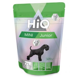 HIQ dry food for junior small breed dogs with poultry 400 g