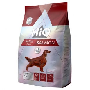 HIQ dry food for adult dogs of large breeds, with salmon  11 kg