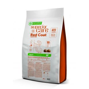 NATURE'S PROTECTION SUPERIOR CARE dry grain free food for adult dogs of small breeds with red coat, with lamb  10 kg