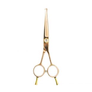 TAURO PRO LINE cutting scissors, for the right-handed 14 cm, straight, 440c stainless steel, golden colour
