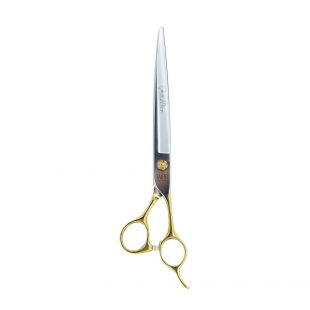 TAURO PRO LINE cutting scissors Janita Plungė line, for the right-handed 19 cm, straight, 440c stainless steel, golden handles
