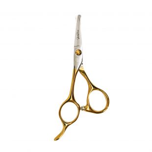 TAURO PRO LINE cutting scissors Janita Plungė line, for the left-handed 11 cm, straight, 440c stainless steel, golden handles