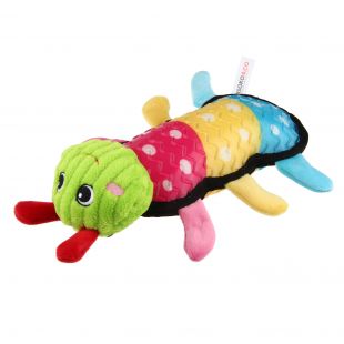 MISOKO&CO toy for dogs CATERPILLAR, colored, plush, 29x21x7 cm