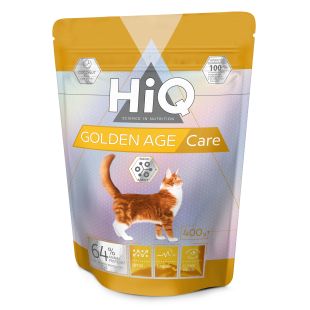 HIQ dry food for senior cats with poultry 400 g