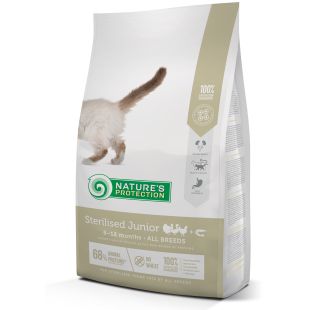 NATURE'S PROTECTION dry food for young cats after sterilisation with poultry and krill 2 kg
