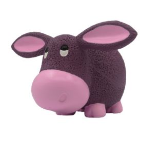 HIPPIE PET Toy for dogs DONKEY, latex, purple, 12 cm