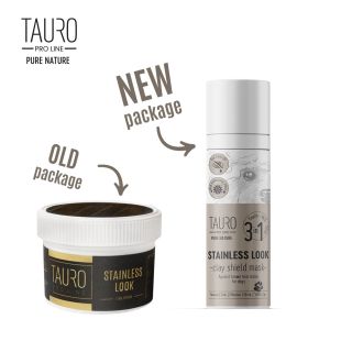 TAURO PRO LINE Pure Nature Stainless look 3in1, natural clay mask to prevent tear stains on the coat for dogs, 50 ml