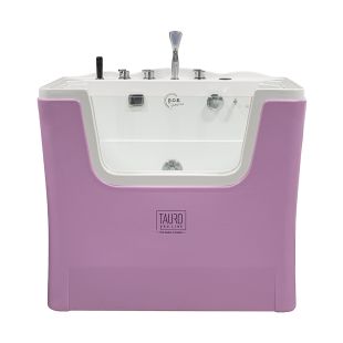 TAURO PRO LINE Озоновая ванна для домашних животных, с программой MILK SPA, технологией IONIC розового и белого цвета