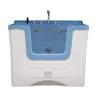 TAURO PRO LINE Озоновая ванна для домашних животных, с программой MILK SPA, технологией IONIC белого и синего цвета