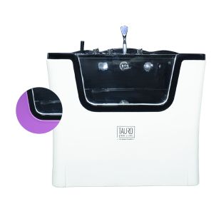 TAURO PRO LINE Озоновая ванна для домашних животных, с программой MILK SPA, технологией IONIC розового и черного цвета
