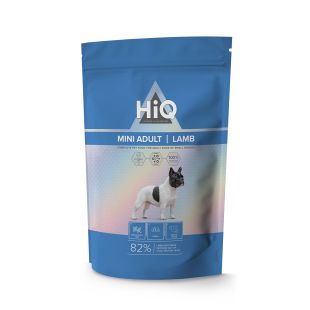 HIQ dry food for adult dogs of small breeds with lamb 400 g