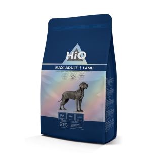 HIQ didelių veislių suaugusių šunų sausas pašaras su ėriena 11 kg