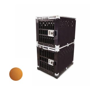 HYDROGROOM 200 Crate, double cage for animals Caramel Sparkle