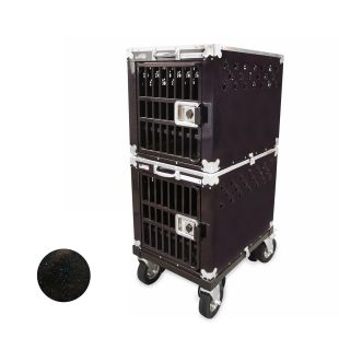 HYDROGROOM 200 Crate, double cage for animals Blue Shimmer
